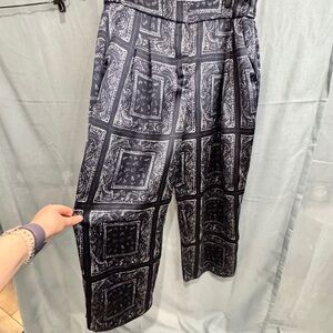 Simply Vera Vera Wang Blue and white Patterned Pants